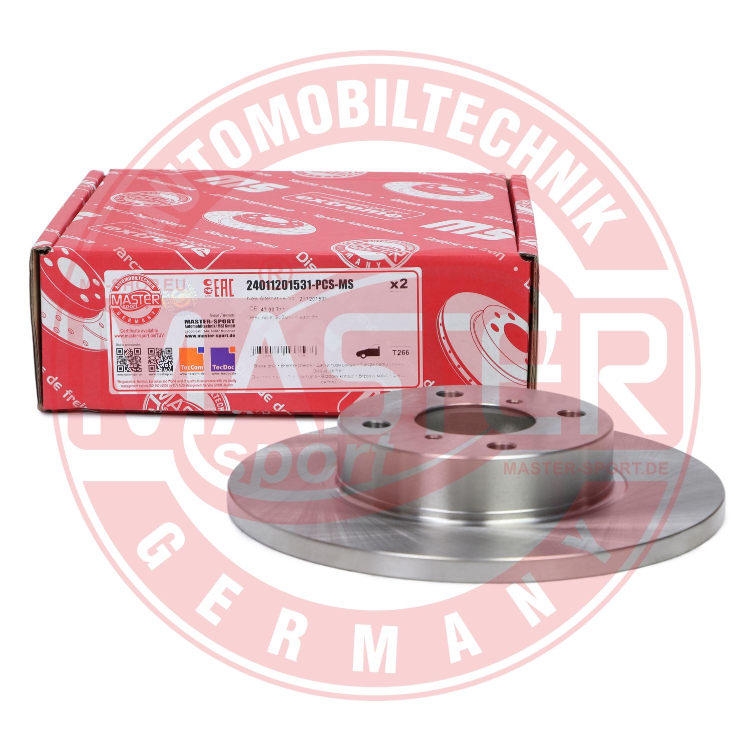 Disc frana MASTERSPORT GERMANY 24011201531-PCS-MS